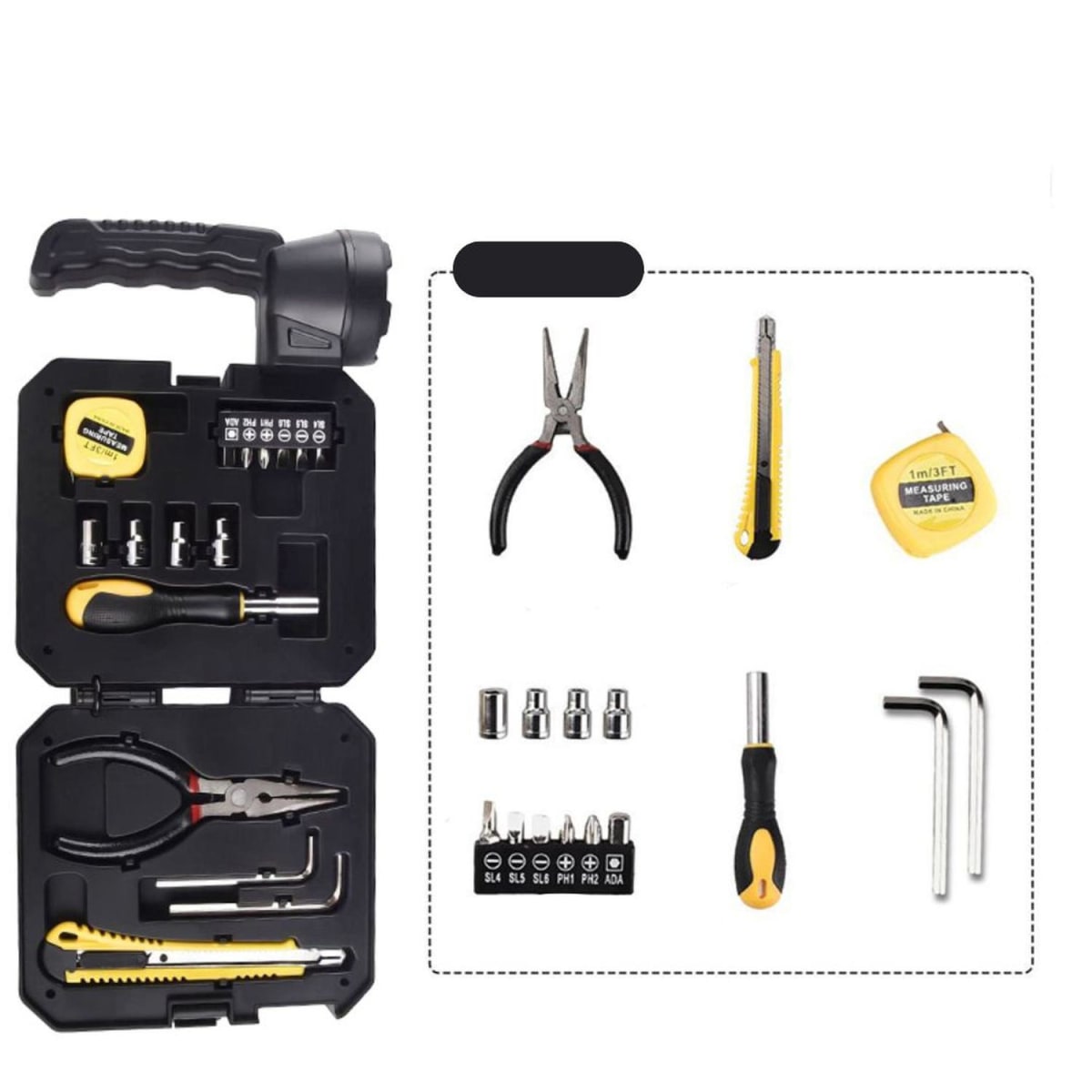 Miniatura 3 de LAMPARA/LINTERNA  + CAJA DE HERRAMIENTAS